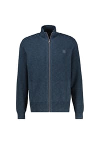 LERROS - Sportive Strickjacke aus hochwertiger Baumwolle - GRAVEL BEIGE MELANGE