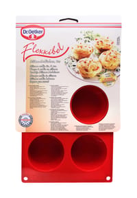 Dr.Oetker Silikon-Muffinform "Flexxibel", 6er - Flexxibel - rot