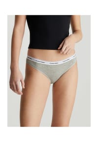 Calvin Klein - Modern Logo Slips, Logo-Bund, für Damen - 100 WHITE