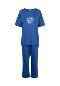 RÖSCH - Schlafanzug, 7/8-lang, für Damen - 11749 BLUE