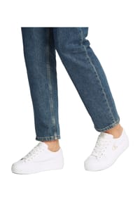 Calvin Klein Jeans - Sneaker "Vulc Flatform Low", Baumwolle, für Damen - TRIPLE BRIGHT WHITE
