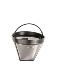 GEFU® - Kaffee-Filter Dauereinsatz - SCHWARZ/SILBER