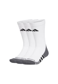 adidas - Unisex Socken, 3er Pack - Performance Climacool Cushioned Crew, Logo, gepolstert - Weiß