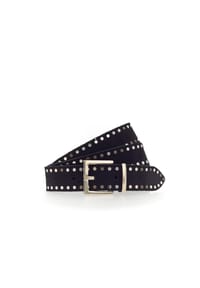 Tamaris - Gürtel, Kunstleder, Nieten, für Damen - 790 BLACK