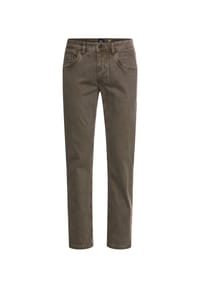 camel active - 5-Pkt Relaxed Fit Hose aus Baumwoll-Elasthan-Mix - Khaki