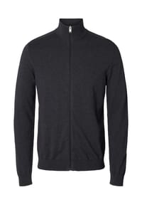 SELECTED - Strickjacke Berg - Schwarz