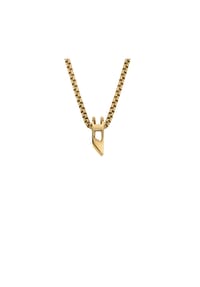 DIESEL® D LOGO - Diesel Unisex-Halskette mit Anhänger aus Edelstahl, DX1670710 - Gold