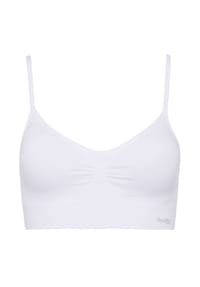 BeeDees® - Damen Bustier Comfee Strap Top mit herausnehmbaren Cups und verstellbaren Trägern - aubergine