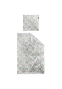 irisette® - Seersucker Bettwäsche Set Easy 8606 - 30 salbei