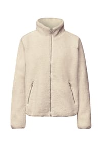 Street One - Fleecejacke, Stehkragen, für Damen - 17185 FAWN BEIGE