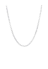 KUZZOÍ - Halskette Herren Rundanker Oval Basic 925 Silber - Gold