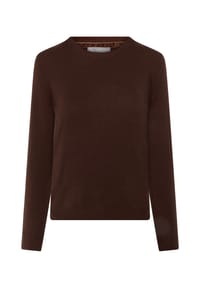 GALERIA - Cashmere-Pullover Norwegen, Rippbündchen, für Damen - BLACK