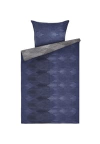 kaeppel Biber-Bettwäsche - Garnitur 135x200 cm - 71 INDIGO