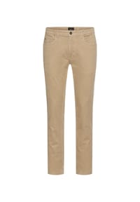camel active - 5-Pkt Regular Fit Hose aus Baumwollmix - Beige