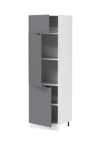 VCM. - Küchenschrank | Maße ca. H. 207 x B. 60 x T. 57 cm | Hochschrank | Küchenmöbel - Fasola - Weiß