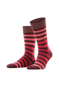 Burlington - Socken, Streifen, Emblem, für Herren - 3000 BLACK