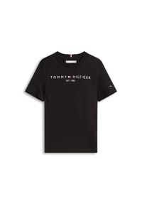 TOMMY HILFIGER - T-Shirt, Baumwolle, für Kinder - BDS BLACK
