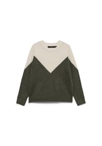 VERO MODA® - Strickpullover, Rippblende, für Damen - 222913034 BIRCH