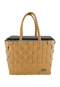 normani® - Flechtkorb mit großer Kühltasche - Blue Shadow