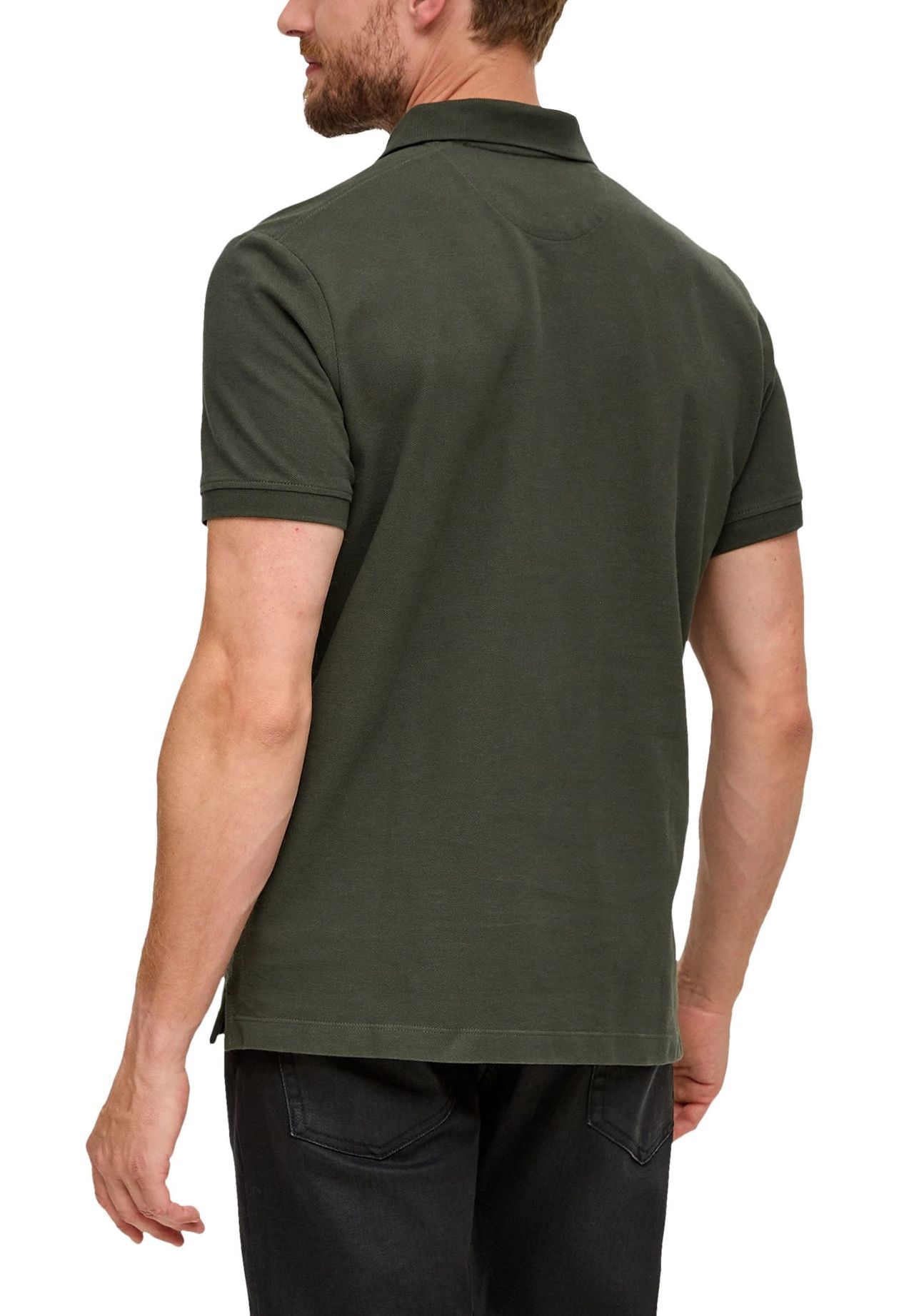 s.Oliver Poloshirt, 1/2 Arm,, Logo-Stickerei, für Herren | GALERIA