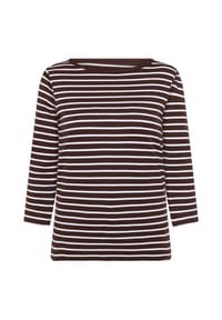 GALERIA - Shirt Anja, 3/4-Arm, U-Boot-Ausschnitt, für Damen - BLACK/WHITE