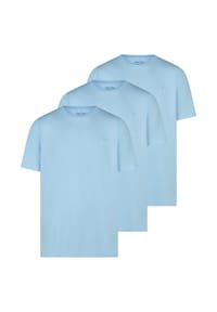 Redmond - T-Shirt 3er Pack Basic - Blau