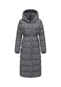 ragwear™ - Steppmantel Niara Long Print - Black