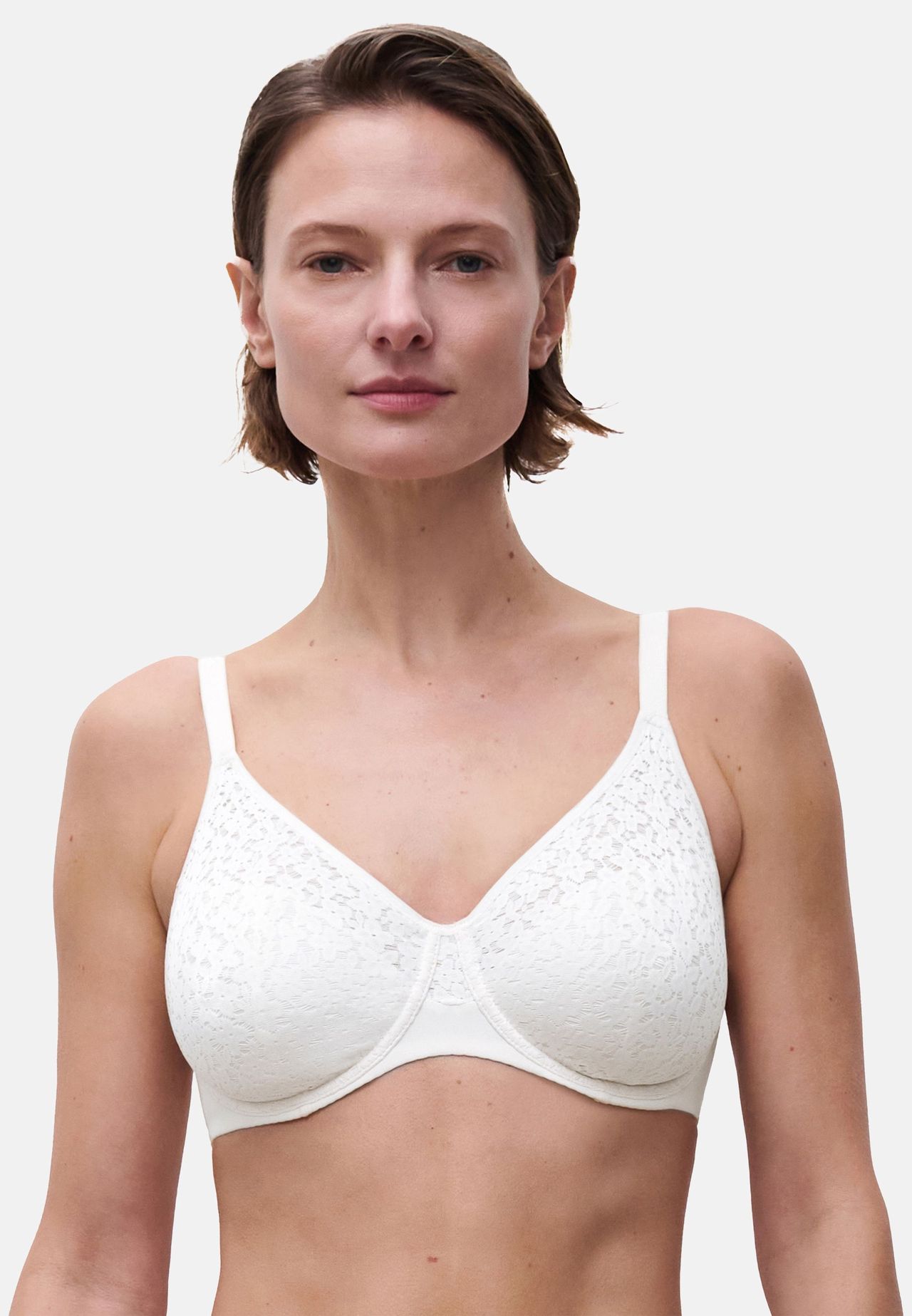 Chantelle Norah BüGel Bh, Spitze, FüR Damen, Weiß, 80 C