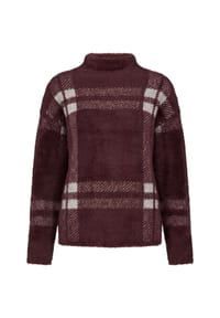 zero - Strickpullover mit Muster - Brown/Beige