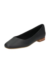 TOMS - Leder Ballerinas - Schwarz