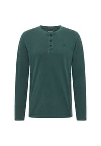 MUSTANG® - Langarmshirt, Henley-Ausschnitt, für Herren - 3242 DECADEN CHOCO