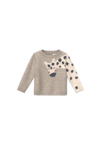 S.Oliver Red Label - Strickpullover, Rippblende, für Babys und Kleinkinder - 84W0 BROWN