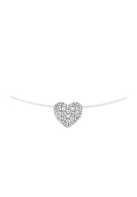 SMART JEWEL® - Collier Anhänger Herz, Silber 925 - gold