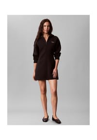 Calvin Klein Jeans - Shirtkleid, Reißverschluss, für Damen - UB1 BLACK