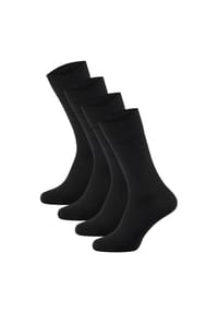 nur die - Freizeitsocken Bambus Komfortbund - Anthrazitmelange