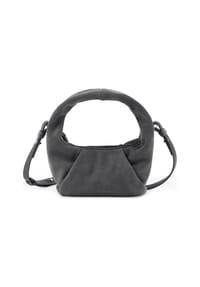 LES VISIONNAIRES Greta Mini Essential - Greta Mini Essential Handtasche Leder 23 cm - asphalte