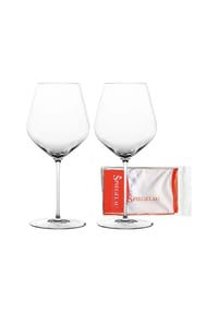 SPIEGELAU Burgundergläser + Poliertuch Hi-Lite 734 ml 2er Set transparent - HI-LITE - transparent