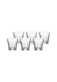 LEONARDO Whiskygläser Rock 265 ml 6er Set transparent - ROCK - transparent