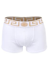 VERSACE - Herren Trunks  - TOPEKA, Boxershorts, Stretch Cotton, einfarbig - Dunkelgrau