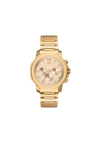 MICHAEL KORS PRESCOTT - Michael Kors Herrenuhr Prescott Chronograph aus goldfarbenem Edelstahl, MK9249 - Gold