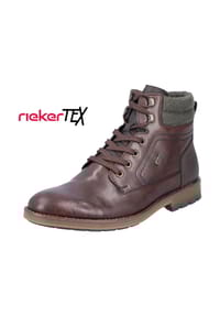 rieker - Schnürstiefeletten, Zuglasche, Leder, für Herren - TDM/MORO/MOOS/BR