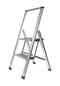 WENKO® Klapptrittleiter, Alu-Design, 2-stufig, rutschfest Bild 1