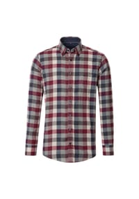 CASAMODA - Freizeithemd, Comfort Fit, Langarm, Button-Down-Kragen, für Herren - 400 ROT