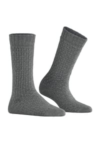 Burlington - Orkney Socken, Wollanteil, Struktur, für Damen - 3000 BLACK