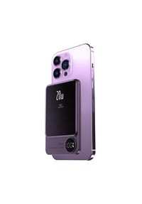 S&T DESIGN - Magnetische Powerbank kabellos 5000 mAh - 