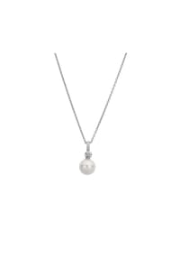LYOMI - Anhänger mit Kette 585/- Gold 1 Diamant Lab Grown 0,02ct. - weiß