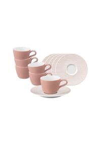 Seltmann Weiden Espressotassen mit Untertassen Life Fashion 90 ml 6er Set - LIFE - blau