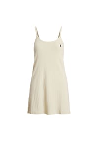 POLO RALPH LAUREN - Nachthemd Polo Pointelle - egret