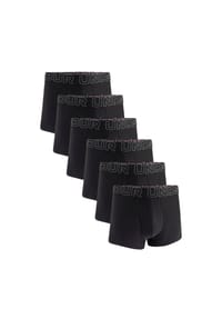UNDER ARMOUR - Herren Boxershorts, 6er Pack - Performance Tech Trunks, Stretch, einfarbig - Blau/Grau