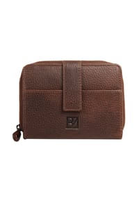 BODENSCHATZ - Geldbörse Echt Leder - cognac